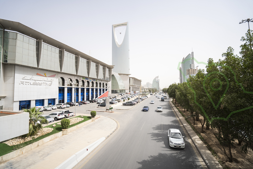 طريق الملك فهد بحي الورود