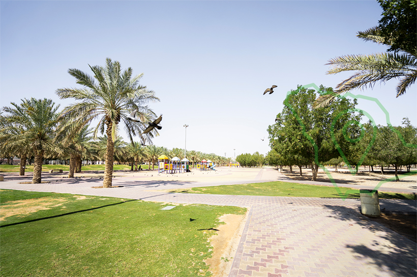 حديقة الروضة بالرياض