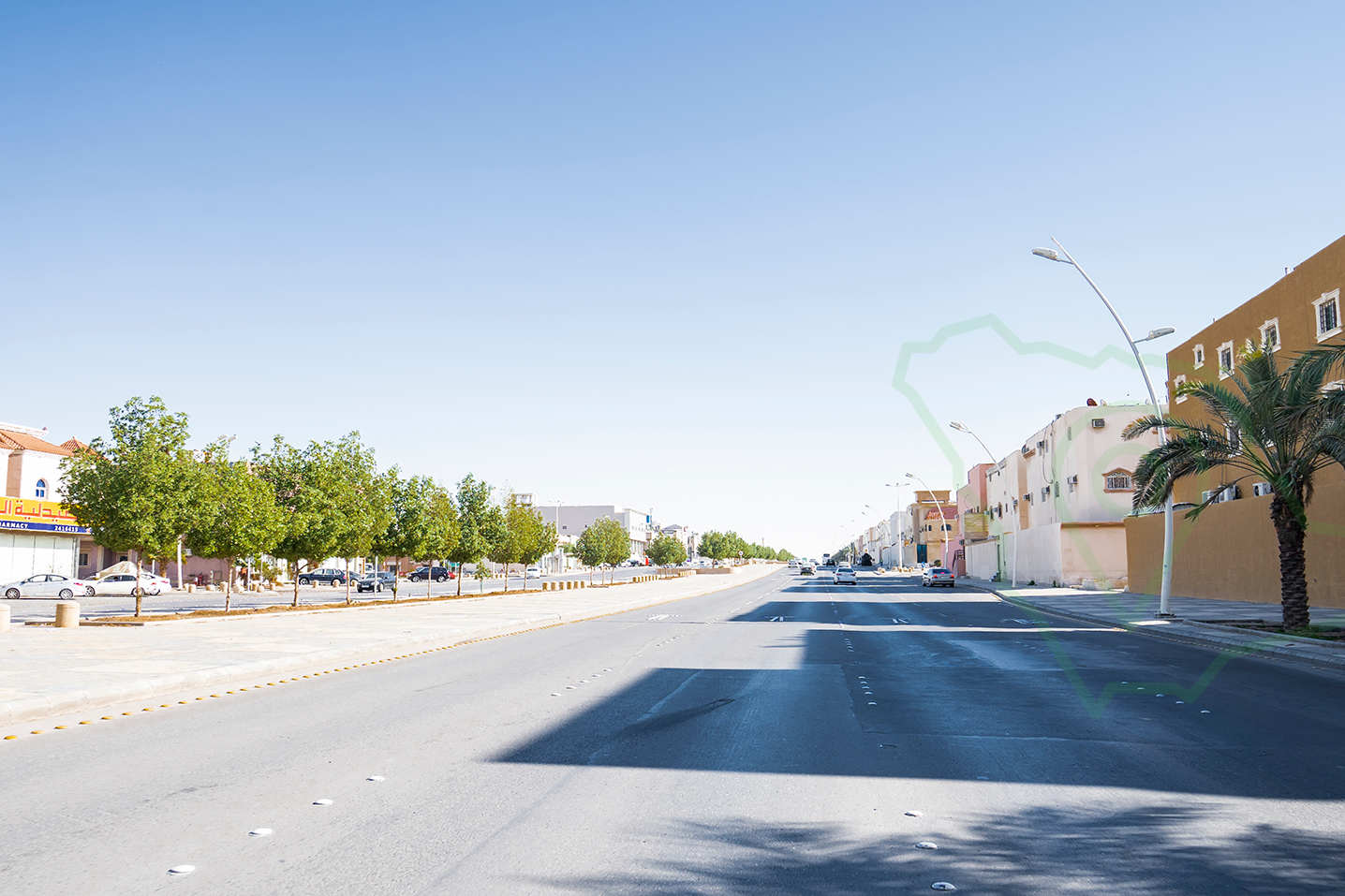 طريق هارون الرشيد في حي الجزيرة 