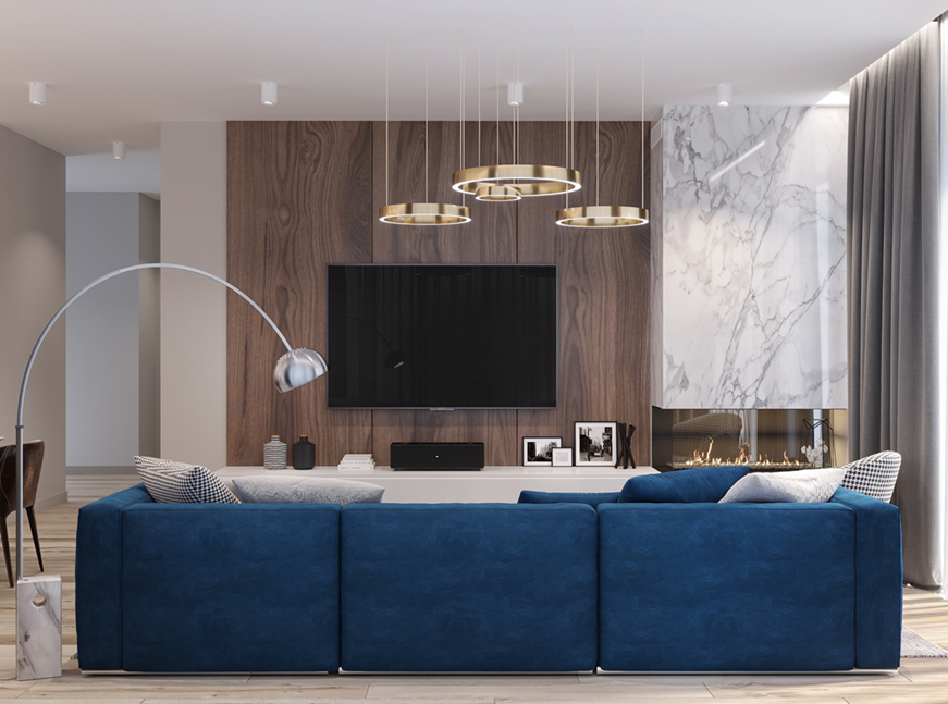 Modern Living Room Lighting House