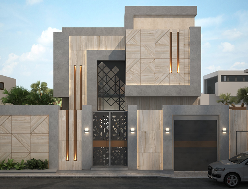 Lighting House Facade