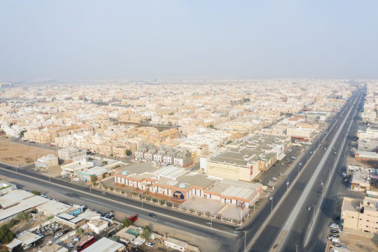 صورة جوية لحي الحمدانية