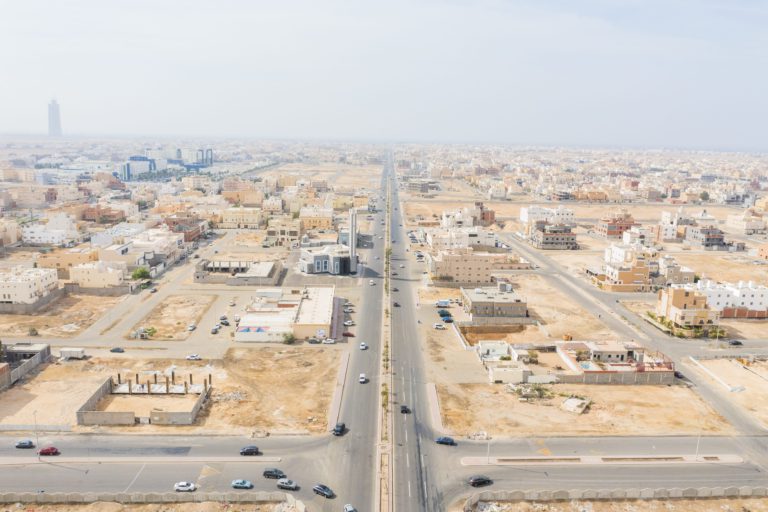 صورة جوية لحي الشراع بجده