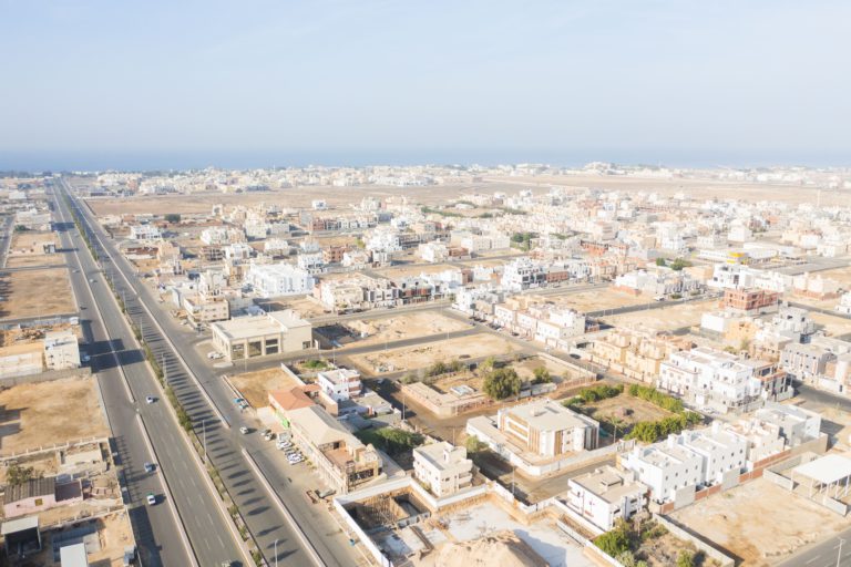 صورة جوية لحي اللؤلؤ في جدة