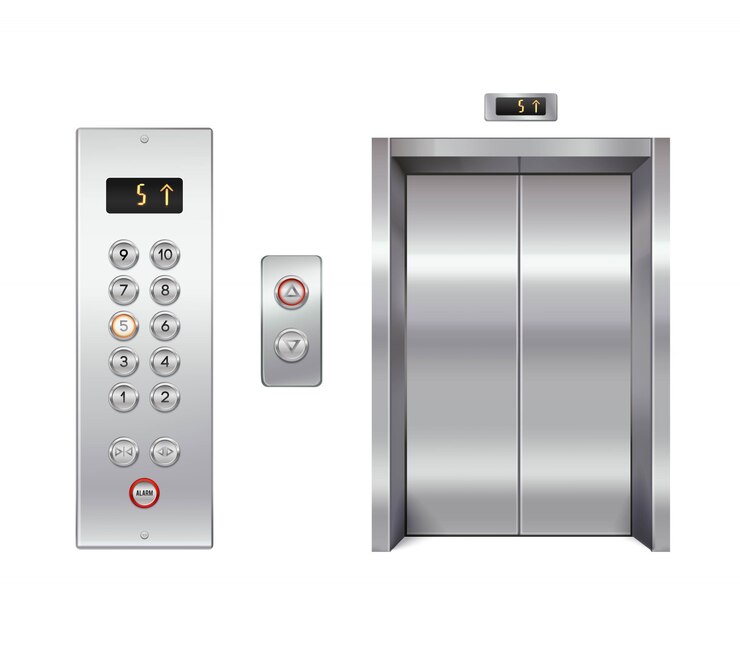 Elevator Control Buttons - Aqar App