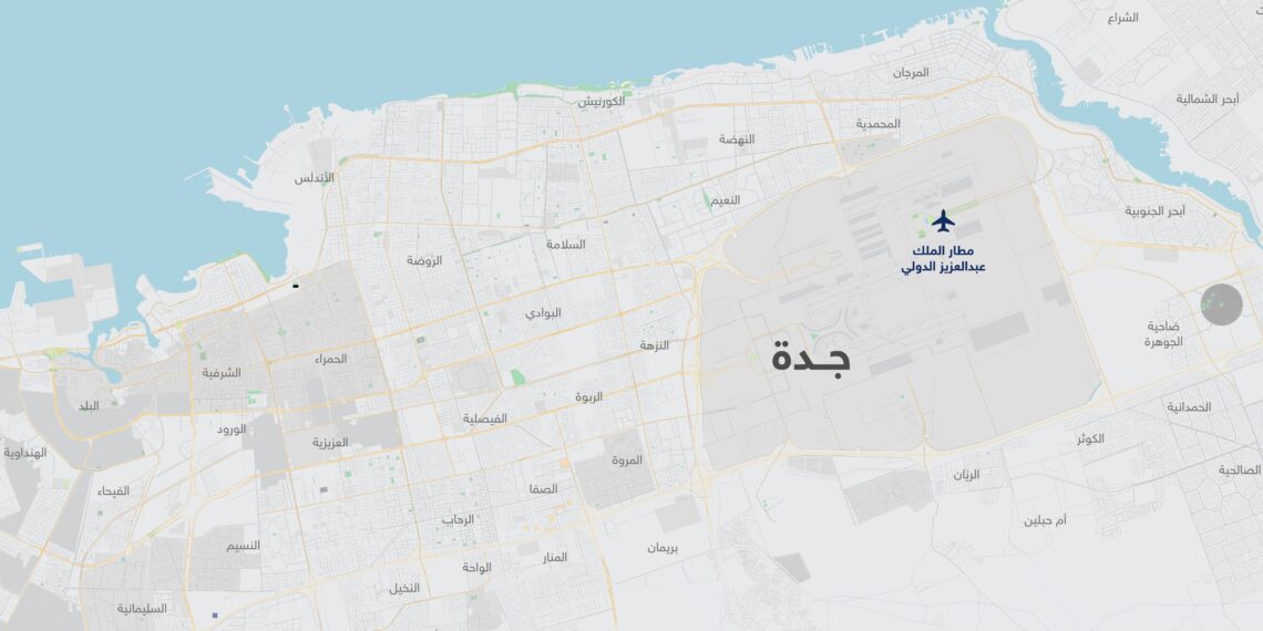 خريطة أحياء جدة - تطبيق عقار